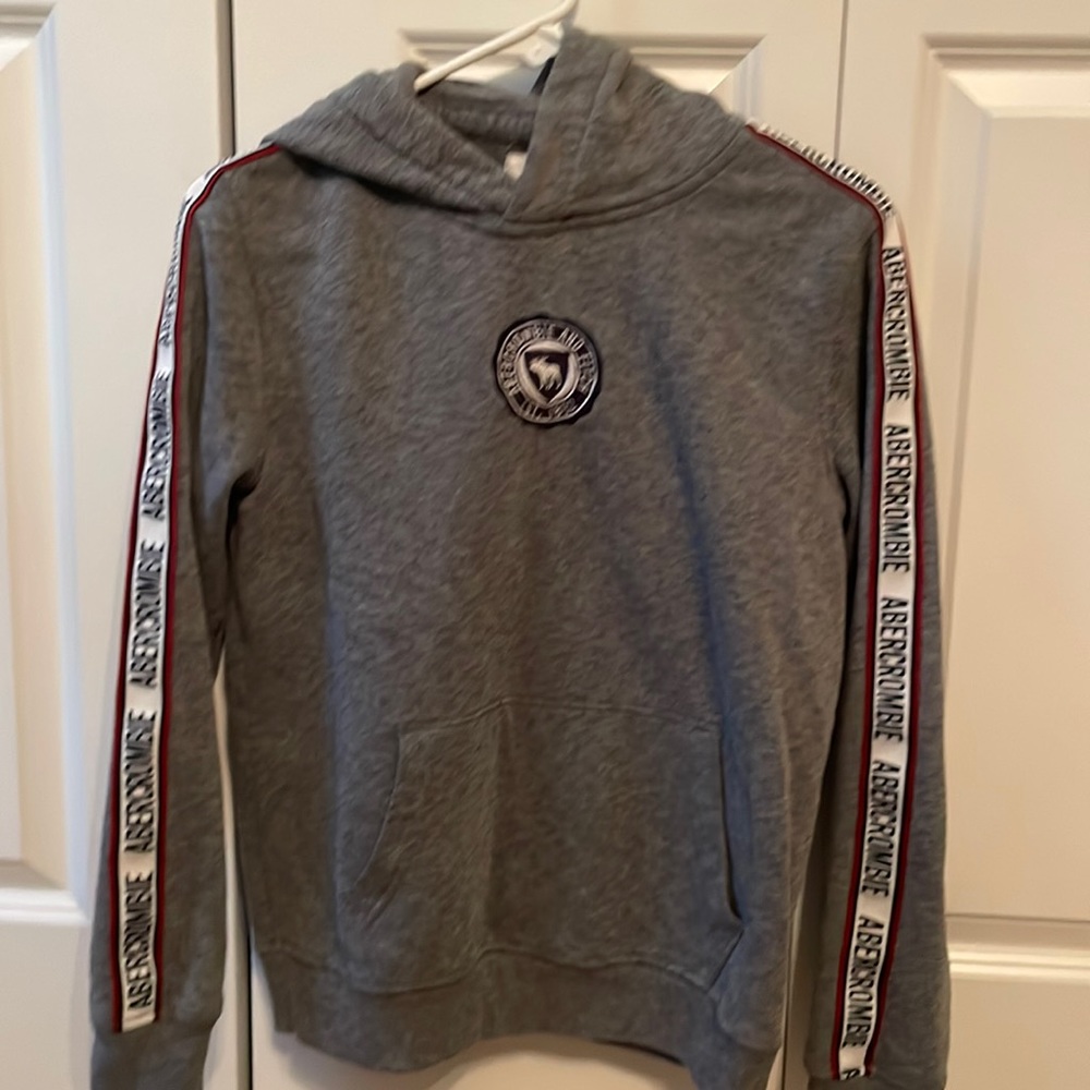 Gently worn gray Abercrombie kids hoodie